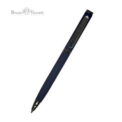 Ручка автоматическая шариковая 1.0мм "FIRENZE" синяя, синий металлический корпус 20-0299 Bruno Visconti