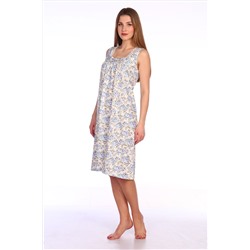 Сорочка ночная женская, мод. 449, трикотаж (Прелесть (голубой))