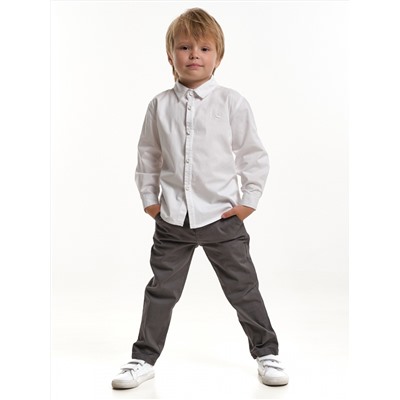 Стильная рубашка для мальчика (98-122см) 33-НМ02А-2(2) белый