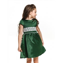 Платье (98-122см) UD 6213-1(2) т.зеленый