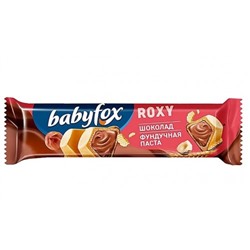Батончик вафельный BabyFox Roxy шоколад/фундучная паста 18,2г ( заказ по 4 шт)