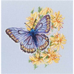 Набор для вышивания «РТО»  M750 Бабочка на цветке