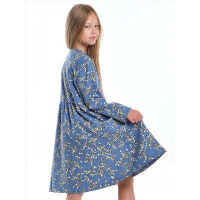 Платье (122-146см) UD 7844-2(3) синие мелкие цветы