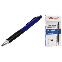 Ручка шариковая 6505 синяя 0.7мм (461207) Deli