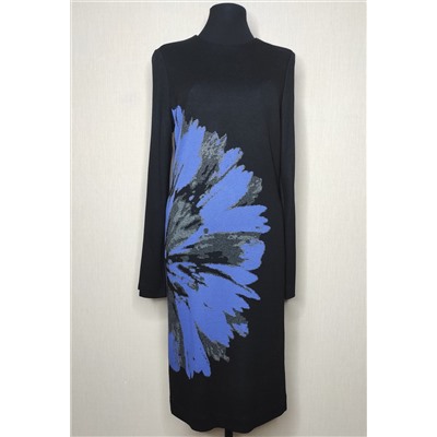 Платье Bazalini 4531 синий цветок