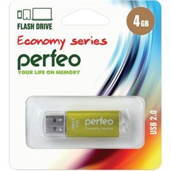 USB-флеш-накопитель PERFEO  4GB E01 Gold economy series Perfeo