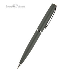 Ручка автоматическая шариковая 1.0мм "SIENNA" синяя, серый металлический корпус 20-0223 Bruno Visconti