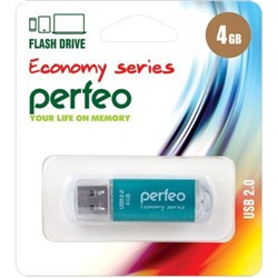 USB-флеш-накопитель PERFEO  4GB E01 Green economy series Perfeo