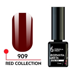 Гель-лак "Формула цвета", Red collection uv/led №909, 5 мл.