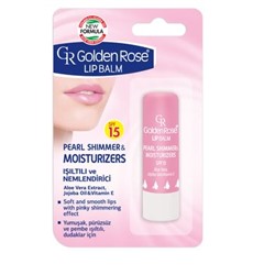 Golden Rose Бальзам для губ Lipbalm PEARL SHIMMER & MOISTURISERS SPF15