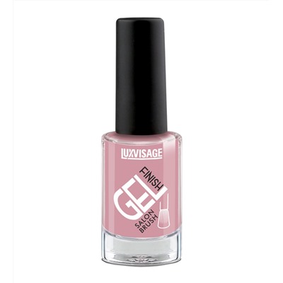 LuxVisage Лак для ногтей GEL finish тон 35(холодный дымчато-розовый) 9г