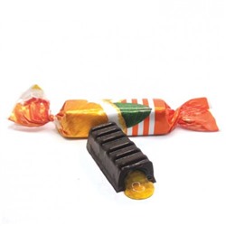 Конфеты Дже-ля-ля со вкусом апельсина и мандарина 3 кг/Шоколадный Кутюрье Товар продается упаковкой.