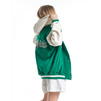 Бомбер (куртка) (152-164см) 33-7647-1(4) зеленый