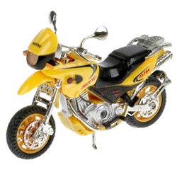 Модель-игрушка Технопарк Мотоцикл Эндуро (14см, пластик, свет, звук, подвижные элементы, цвет в ассорт., в коробке) ZY086081-R, (Shantou City Daxiang Plastic Toy Products Co., Ltd)