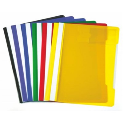 Скоросшиватель А4 пластиковый с кармашком для визитки фиолетовый PS-V20vio (816329) Бюрократ