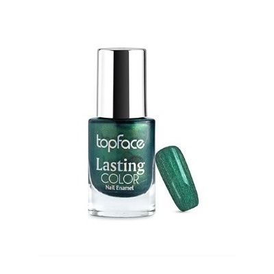 Topface Лак для ногтей Lasting color тон 53, зеленый перламутр - PT104 (9мл)