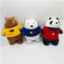 Мягкая игрушка Три медведя в кофте 30 см