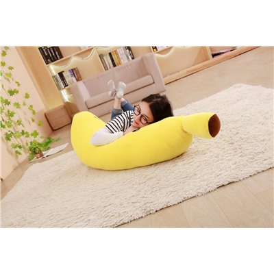 Мягкая игрушка подушка Банан 55 см