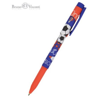 Ручка шариковая 0.7 мм "FreshWrite.Футбол. Чемпионы. Франция" синяя 20-0214/108 Bruno Visconti