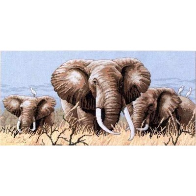 Набор для вышивания «Classic Design»  4365 Африканские слоны