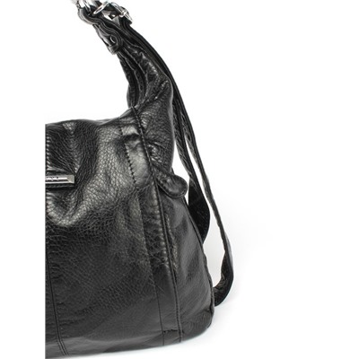 Сумка женская искусственная кожа Guecca-3125,   (рюкзак-change),  2отд,  черный 260210