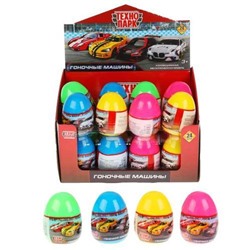 Модель-игрушка Технопарк Гоночное авто (6,5см, металл, в ассорт., в пластиковом яйце, от 3 лет) 1911C038-R, (Shantou City Daxiang Plastic Toy Products Co., Ltd)