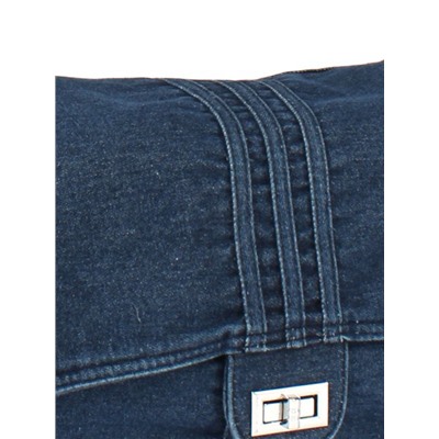 Сумка женская текстиль JN-76-8168,  1отд,  плечевой ремень,  синий джинс 260090