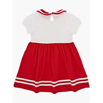 Платье (98-116см) UD 1579-4(2) бел/красный