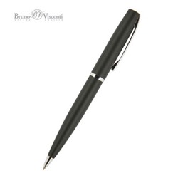 Ручка автоматическая шариковая 1.0мм "SIENNA" синяя, черный металлический корпус 20-0220 Bruno Visconti