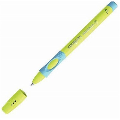 Ручка шариковая для левшей LEFT RIGHT 0.45мм желтый/голубой корпус 6318/8-10-41 STABILO