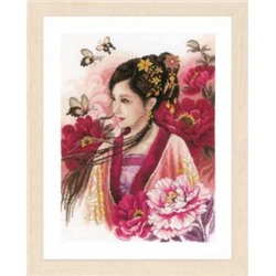 Набор для вышивания «Lanarte»  PN-0170199 Asian lady in pink