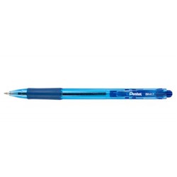 Ручка автоматическая шариковая масляная 0.7мм "Fine Line" синяя BK417-C Pentel