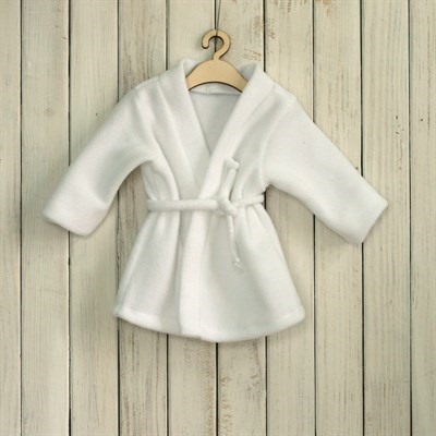 Одежда для бебиборна (рост 43 см) Халатик банный с пояском, ОК-004, 1 комплект
