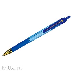 Ручка шариковая автоматическая MunHwa MC Gold Click синяя - АКЦИЯ! 1+1!