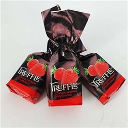 Конфеты Truff-le (твист) с клубничными кусочками 1,5 кг/Шоколадный Кутюрье Товар продается упаковкой.