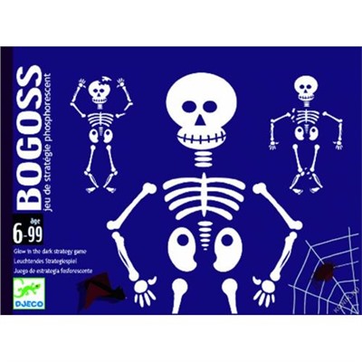 Настольная Игра Bogoss. Богос (44 карты, светятся в темноте, в коробке, от 6 лет) 05160, (Djeco Sarl)