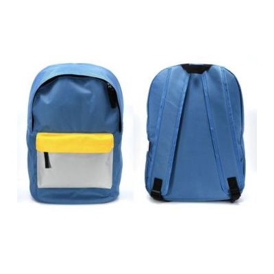 Рюкзак молодежный "STREET BASIC" 38х28х15 см голубой РЮК38КР-ГЖ Creativiki {Китай}