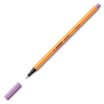 Ручка капиллярная 88/62 серо-фиолетовая 0.4мм STABILO