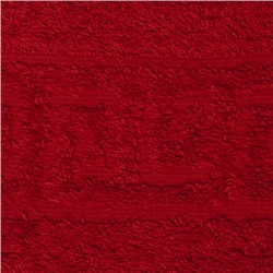Полотенце махровое гладкокрашеное 40х67, 100 % хлопок, пл. 400 гр./кв.м.  Красный (O.High risk red)