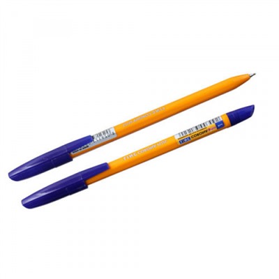 Ручка шариковая LINC "Corona PLUS" синяя 0.7мм оранжевый корпус 3002N/Y/blue LINC