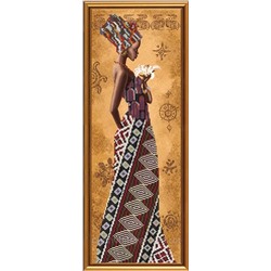 Набор для вышивания «Nova Sloboda»  НД 2077 Африканка с лилией