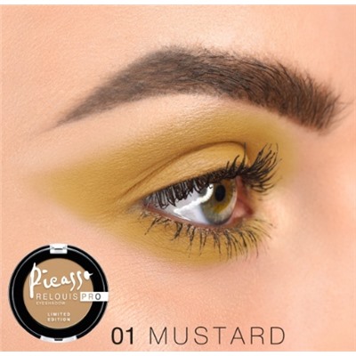 RELOUIS Тени "Pro Picasso Limited Edition" тон 01 Mustard