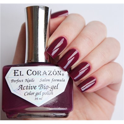 El Corazon 423/ 327 active Bio-gel  Cream припылённо-сливовый