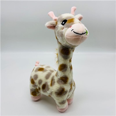 Мягкая игрушка Жирафик с веточкой 60 см