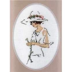 Набор для вышивания «РТО»  R291 Дама с цветком