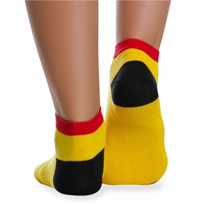 Носки хлопковые " Super socks LTB-100 " жёлтые р:37-41