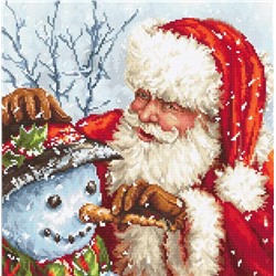 Набор для вышивания LETISTITCH  919 - Санта Клаус и снеговик