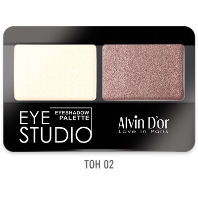 Alvin D`or AES-14 Тени для век  двойные EYE STUDIO  тон 02  5г