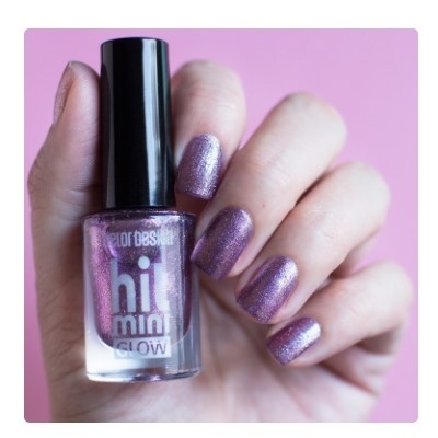 BelorDesign Лак для ногтей Mini HIT тон 073 пурпурное небо 6мл