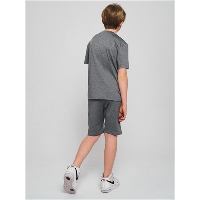 Спортивный костюм летний для мальчика светло-серого цвета 704SS
